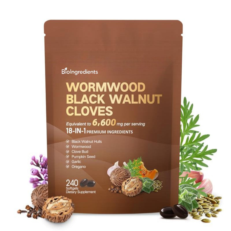 Wormwood black walnut cloves