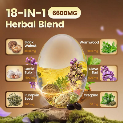 Wormwood black walnut cloves